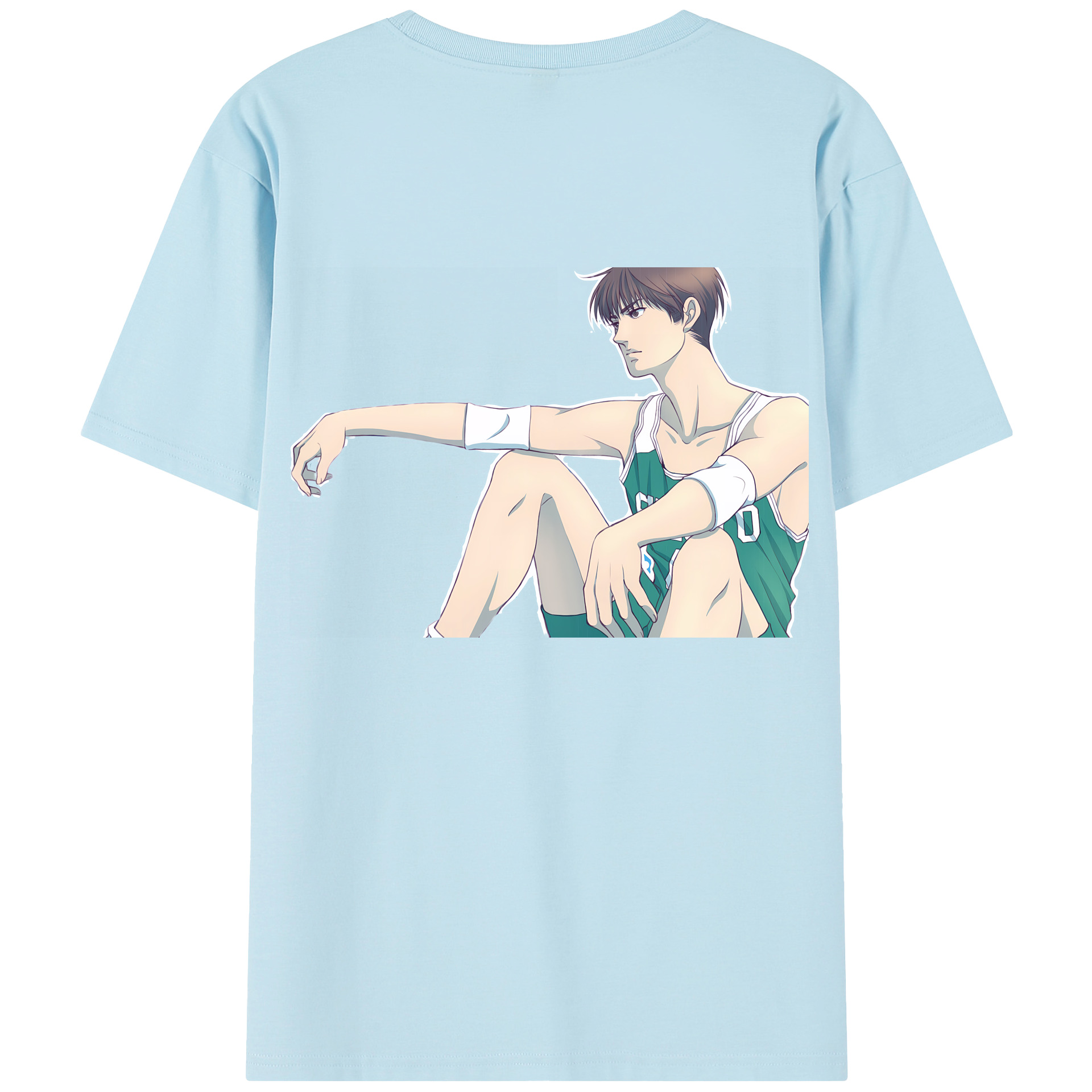 SLAM DUNK／スラムダンク 綿100％半袖Tシャツ（背面プリント）